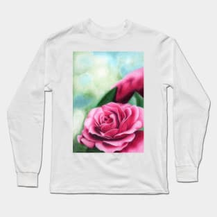 Pink rose Long Sleeve T-Shirt